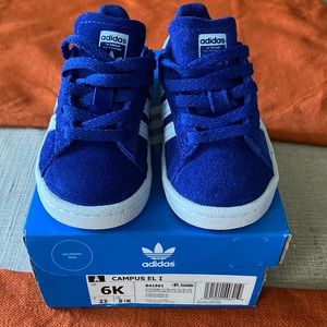 Adidas Originals Campus El I (Blue / White) Toddler Shoes BRAND NEW!!!